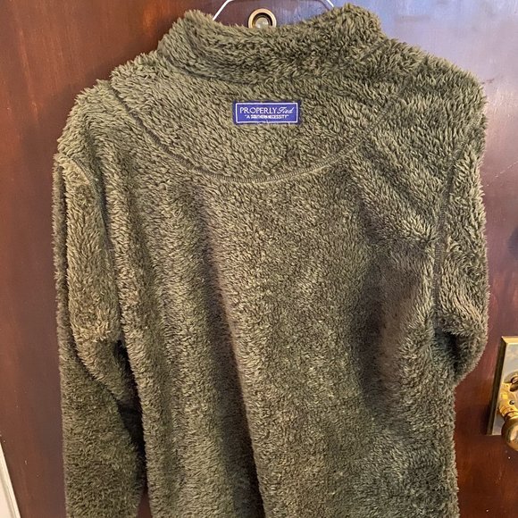 Properly Tide Men's Medium Sherpa Pullover - Picture 1 of 4